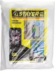 Пленка укрывочная STAYER Profi LDPE 30 мкм 4х5м (12253-04-05)