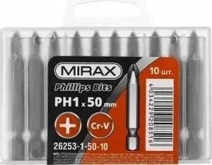 Бит MIRAX PH№1, 50мм 10шт (26253-1-50-10)