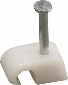 Скобы для степлера ЗУБР круглая с гвоздем крепления кабеля 5мм 50шт (45111-05)