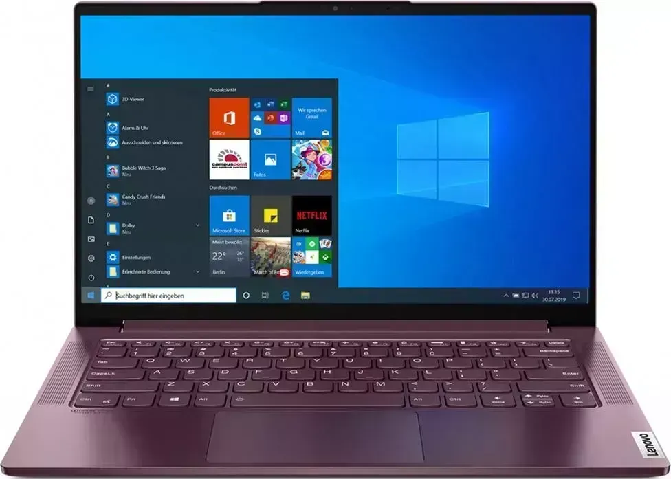 Ноутбук LENOVO Yoga Slim 7 14IIL05 (82A10084RU) Orchid