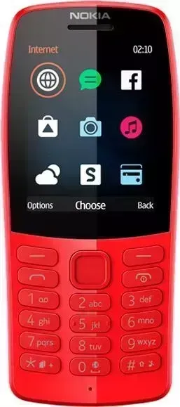 Мобильный телефон NOKIA 210 DS (TA-1139) Red/красный