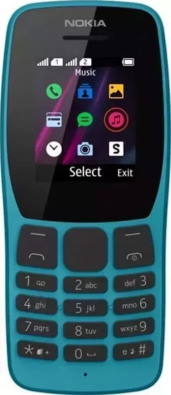 Мобильный телефон NOKIA 110 DS (ТА-1192) Blue/голубой