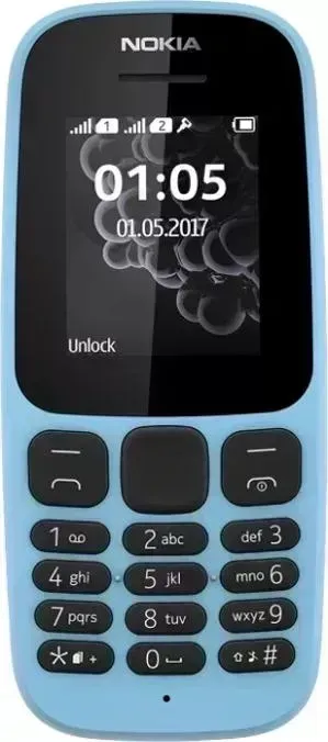 Мобильный телефон NOKIA 105 DS (TA-1174) Blue/голубой
