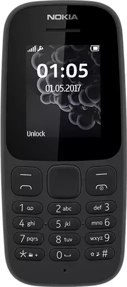 Мобильный телефон NOKIA 105 DS (TA-1174) Black/чёрный