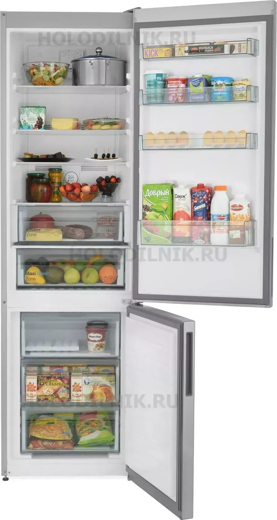 Холодильник SCANDILUX CNF379Y00 S