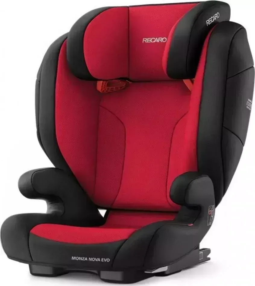 Автокресло  Recaro Monza Nova Evo Seatfix, гр. 2/3, расцветка Racing Red