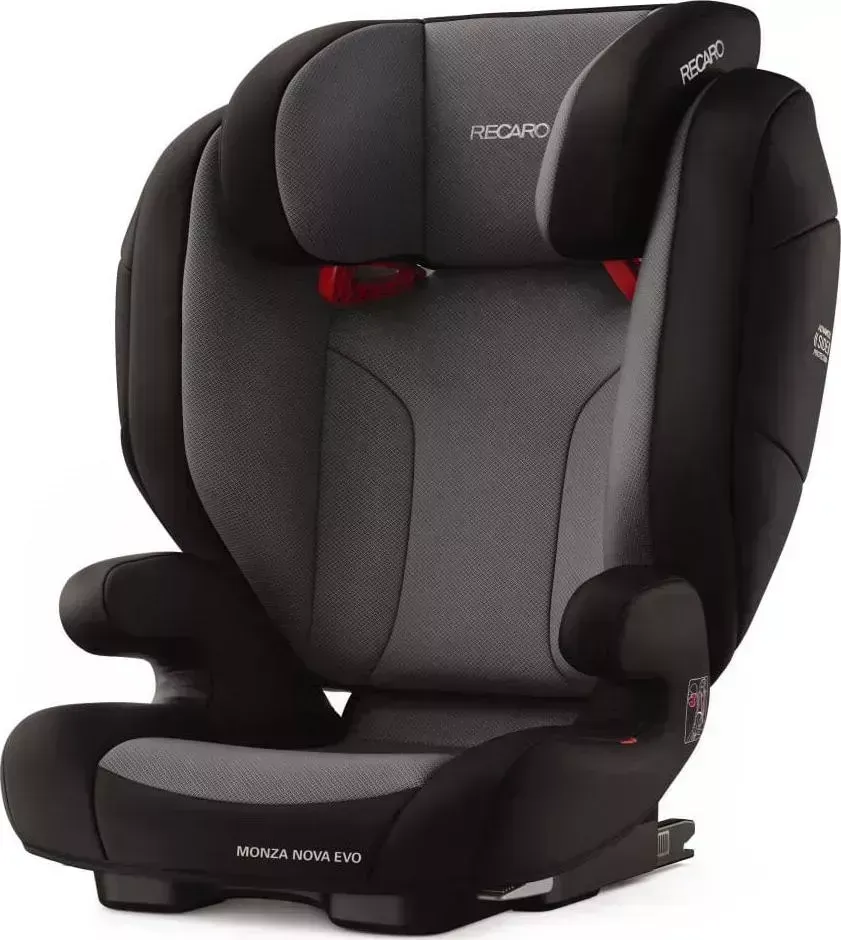 Автокресло CARBON Recaro Monza Nova Evo Seatfix, гр. 2/3, расцветка Black