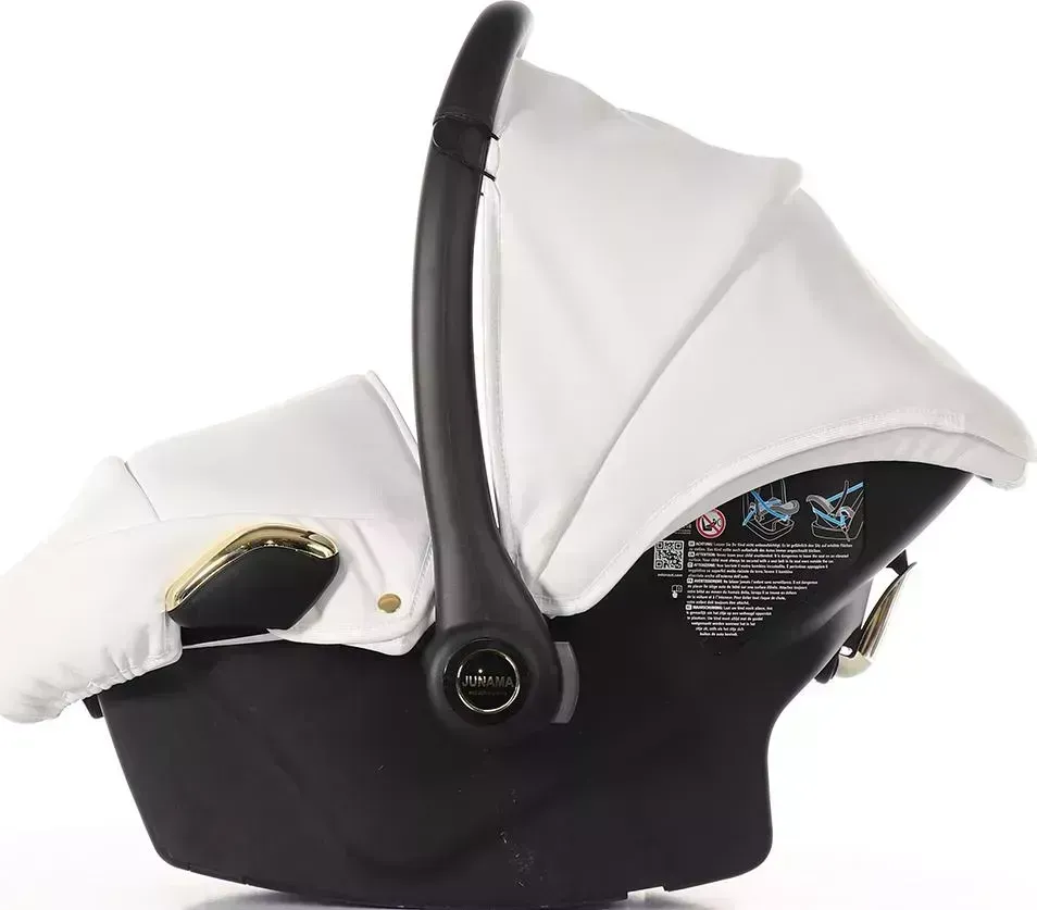 Автокресло  Junama AVIOUNAUT KITE Individual (Кожа) белый/золото (AJ-I04)