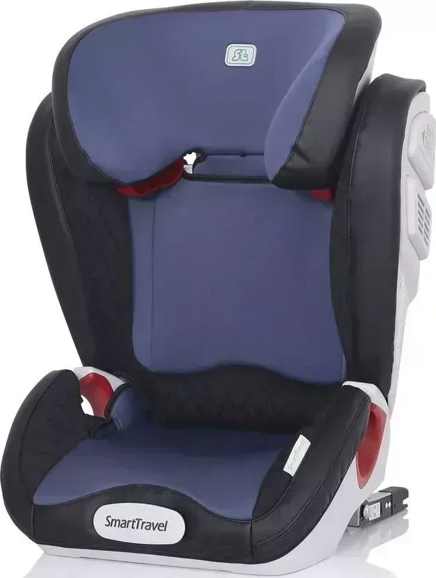 Автокресло SMART Travel Expert FIX Blue, 3-12 лет, 15-36 кг, группа 2/3 KRES2071