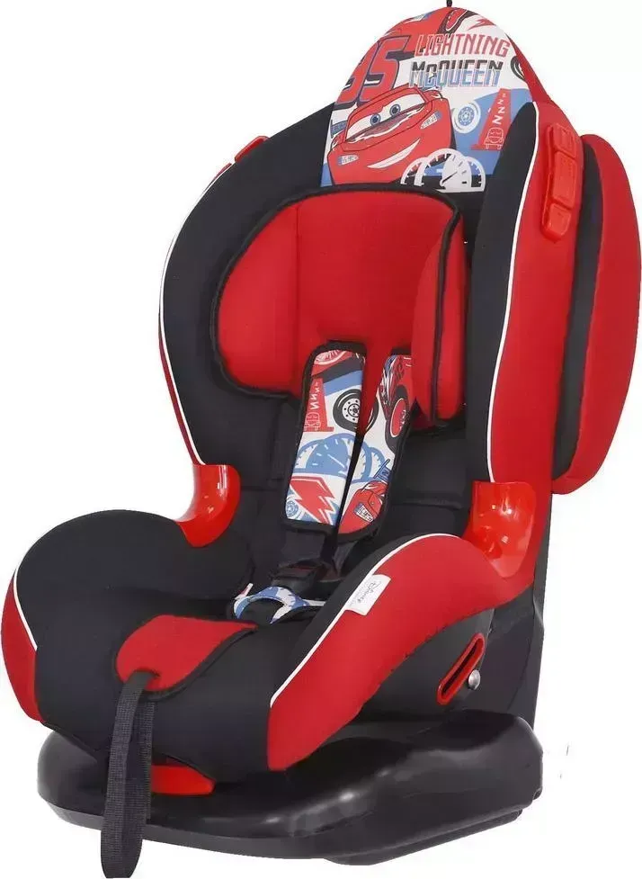 Автокресло SIGER серия Disney, Кокон ISOFIX, гр. I/II, Тачки спидометр красный KRES2666