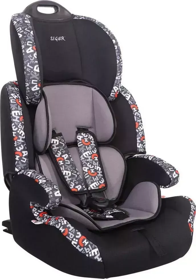 Автокресло SIGER Стар ART ISOFIX 9-36 кг алфавит KRES 0480