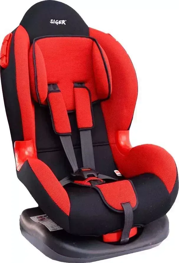 Автокресло SIGER Кокон красный, 9-25 кг