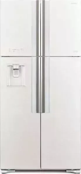 Холодильник HITACHI R-W 662 PU7 GPW белое стекло