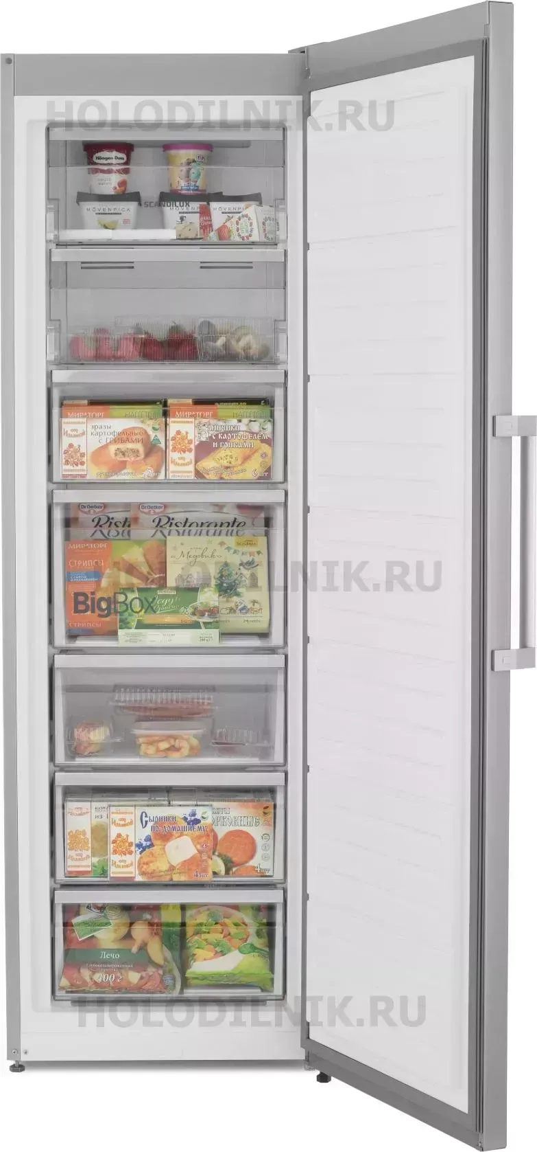 Морозильник  Scandilux FN 711 E12 X