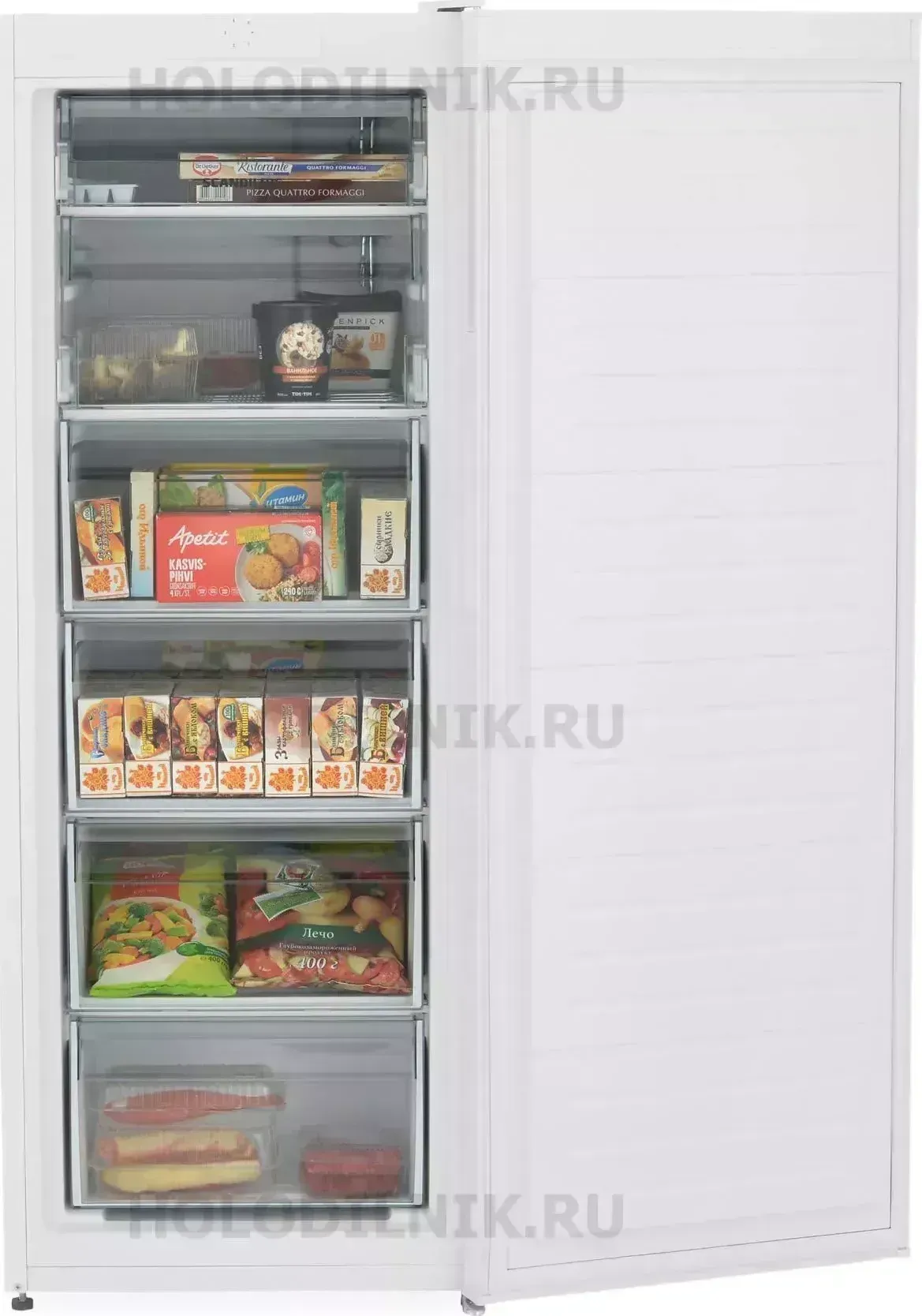 Морозильник  Scandilux FS210E00 W