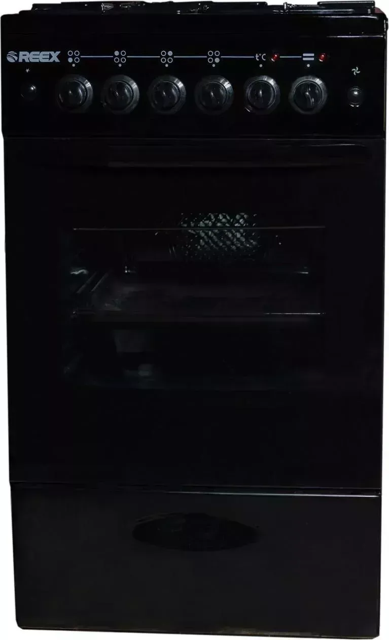 Плита комбинированная  Reex CGE-540 ecBk черный