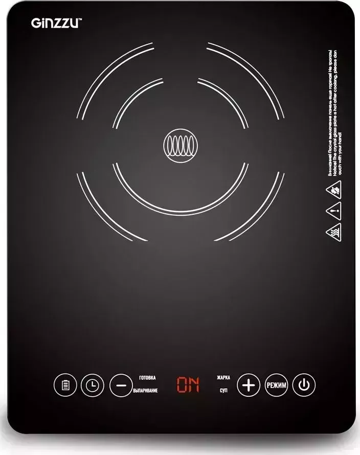 Настольная плита GINZZU HCI-164 черный