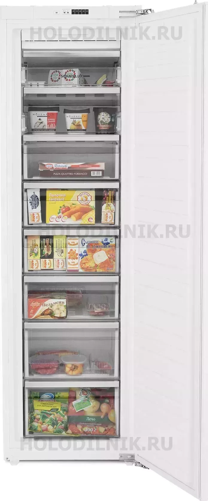 Морозильник встраиваемый  Scandilux FNBI 524 E