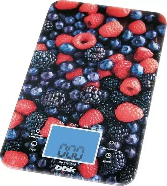 Весы кухонные BBK KS107G черный/красный