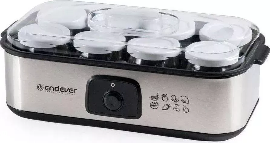 Йогуртница ENDEVER Vita-125, серебристый/черный