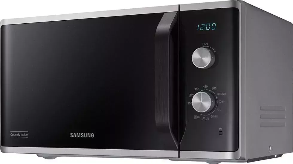 Микроволновая печь SAMSUNG c грилем MG23K3614AS/BW черный/серебристый