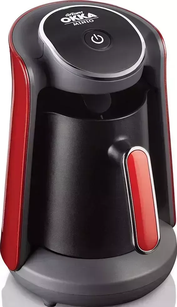 Кофеварка Okka ARZUM MINIO OK004-N, черная с красным