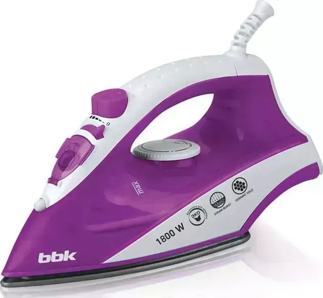 Утюг BBK ISE-1802 фиолетовый
