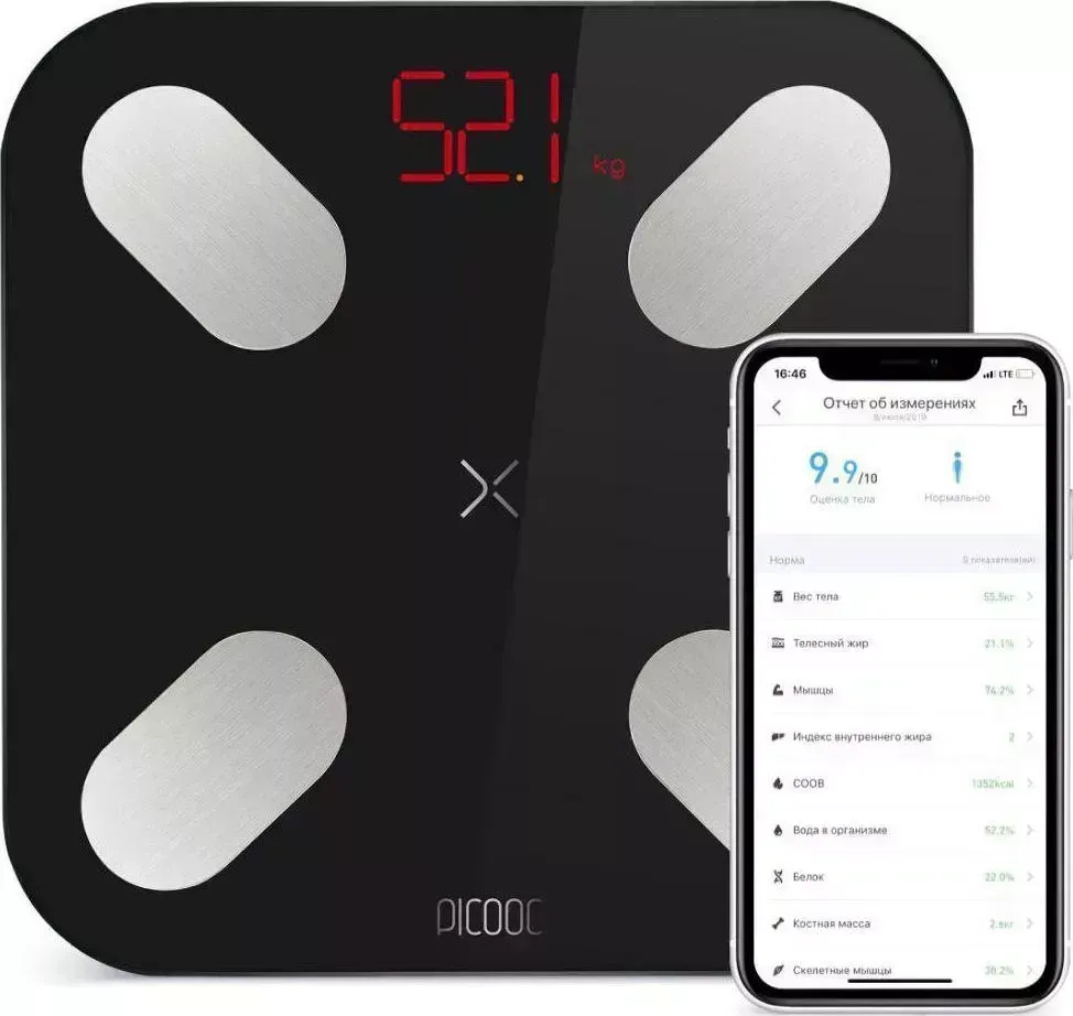 Весы напольные  Picooc Mini Black