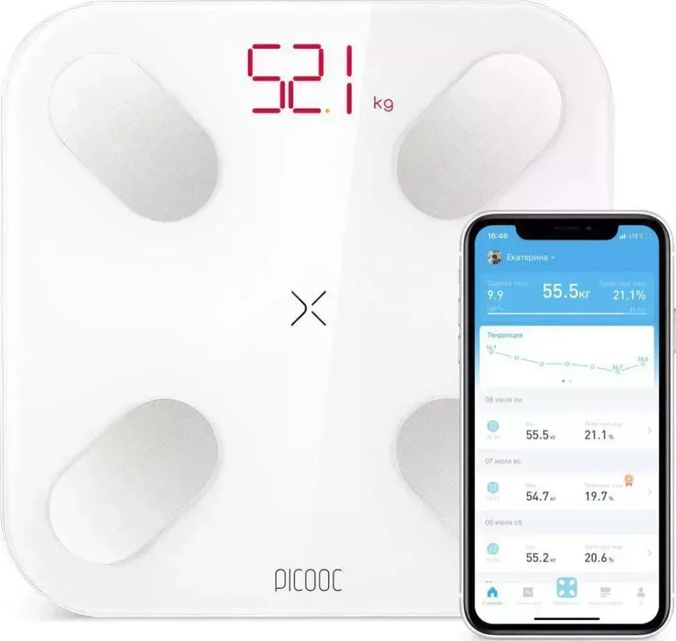 Весы напольные  Picooc Mini White