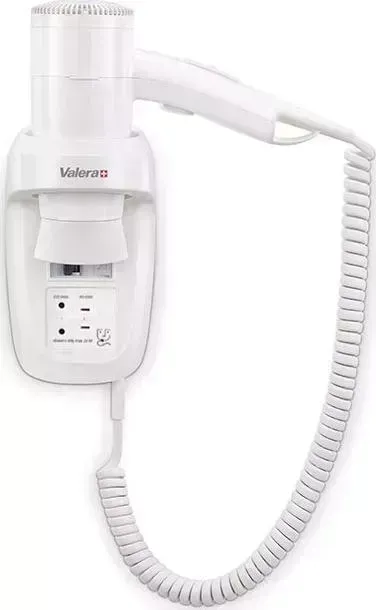 Фен Valera Настенный с держателем и розеткой для электробритвы Premium Protect 1200 Shaver White 533.03/044.06