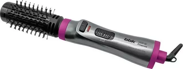 Фен-щетка BBK BHC1010 серый/черный