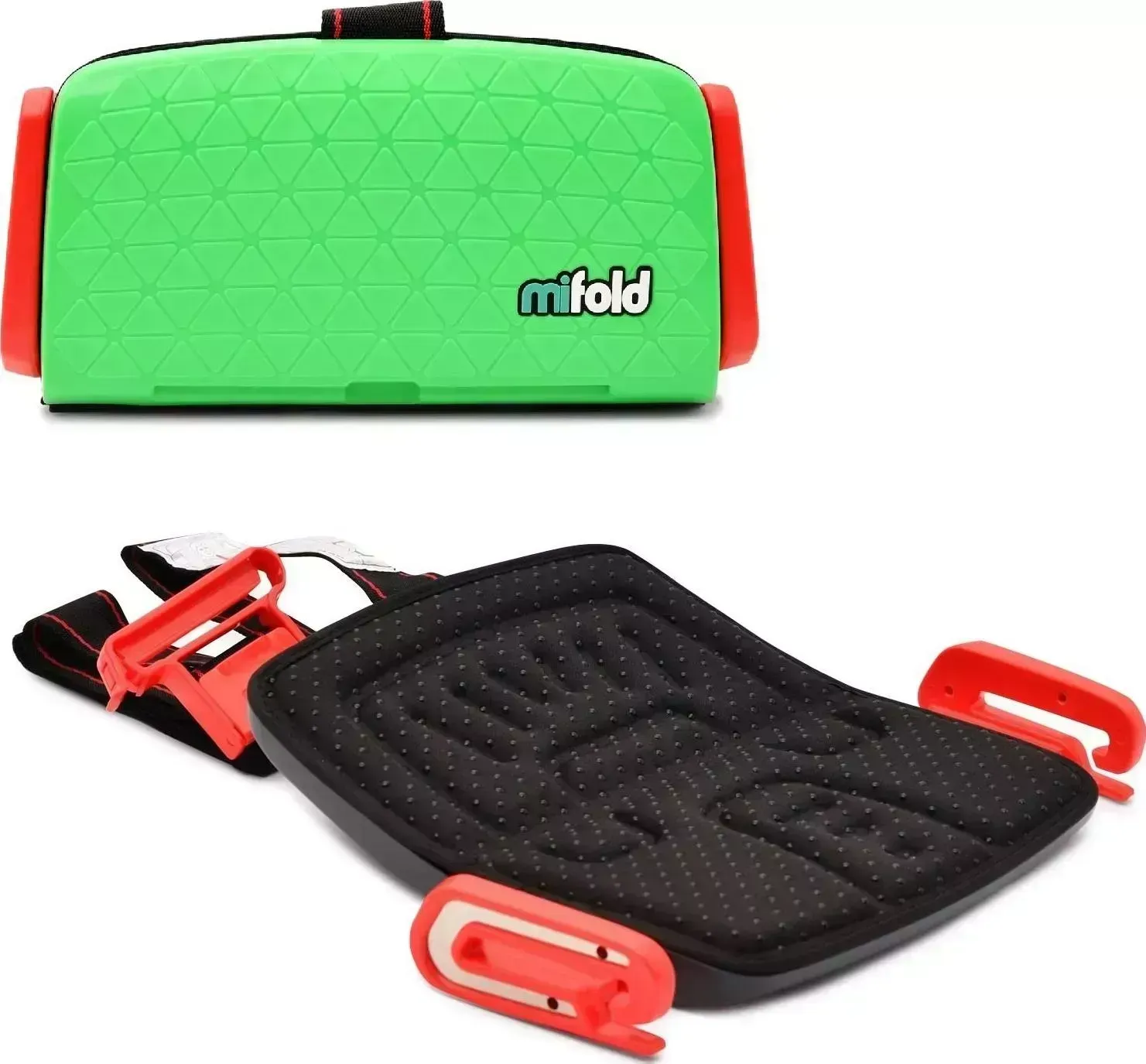 Автокресло  Mifold the Grab-and-Go Booster seat Lime Green, зеленый MF 01-EU GRN