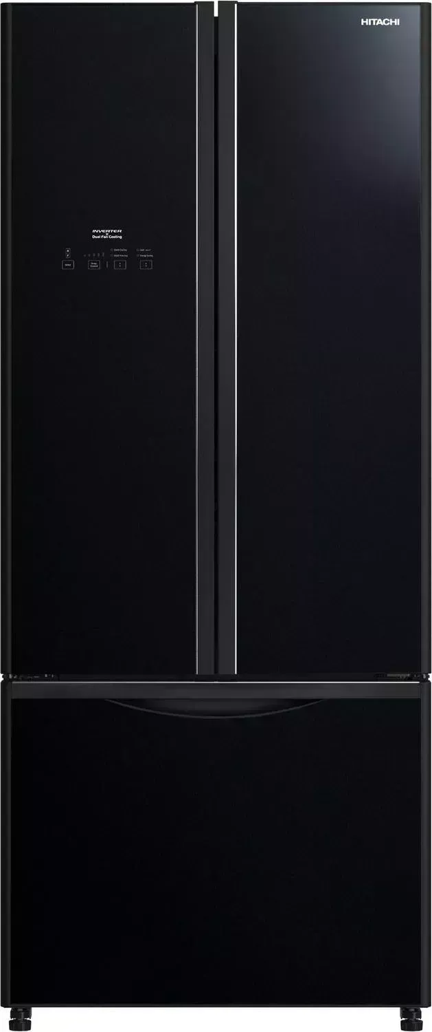 Холодильник HITACHI R-WB 562 PU9 GBK черное стекло