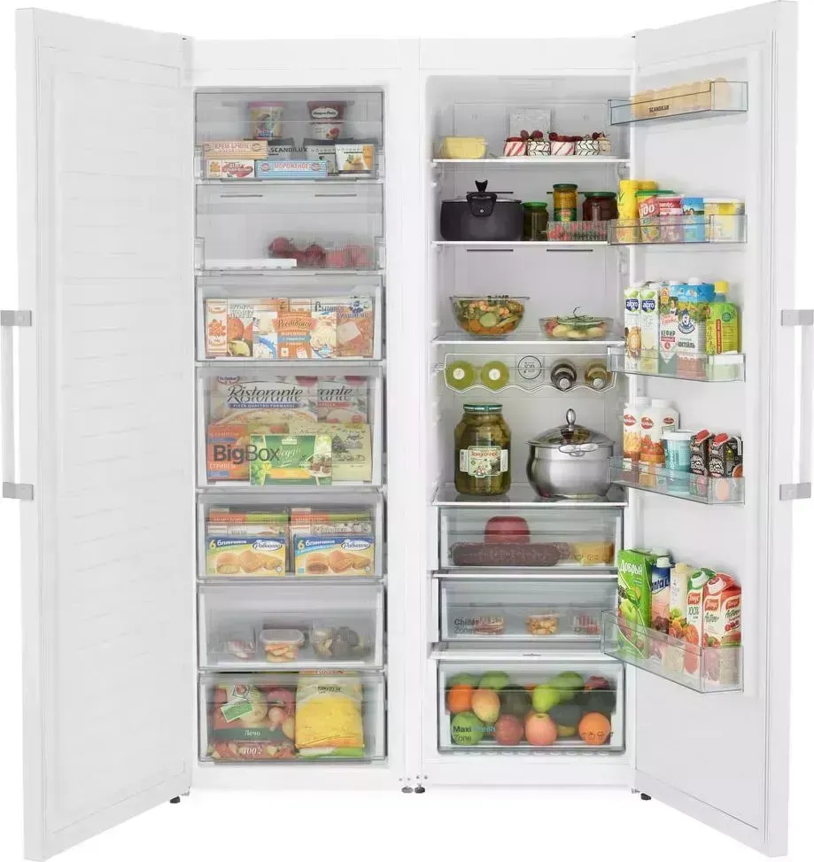 Холодильник  Scandilux SBS 711 EZ 12 W (FN 711 E12 W + R 711 EZ 12 W)