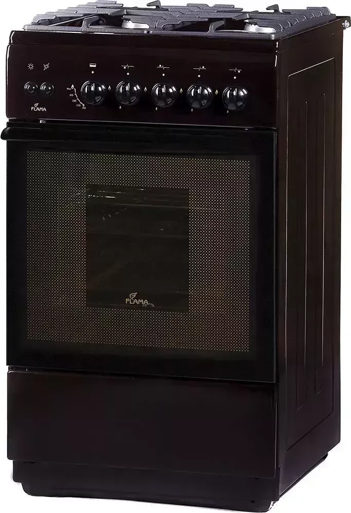 Плита газовая FLAMA FG 24230 B коричневый