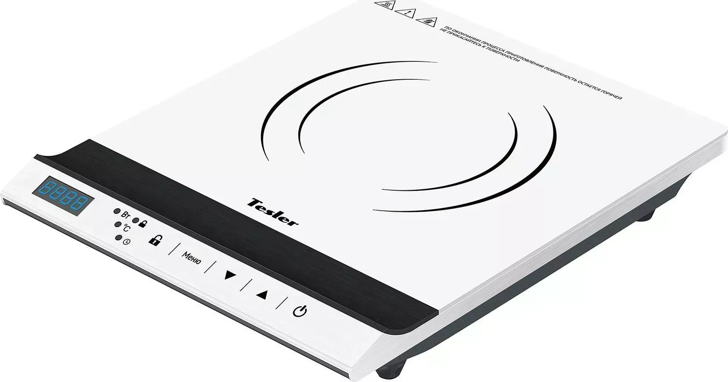 Настольная плита TESLER PI-18 WHITE