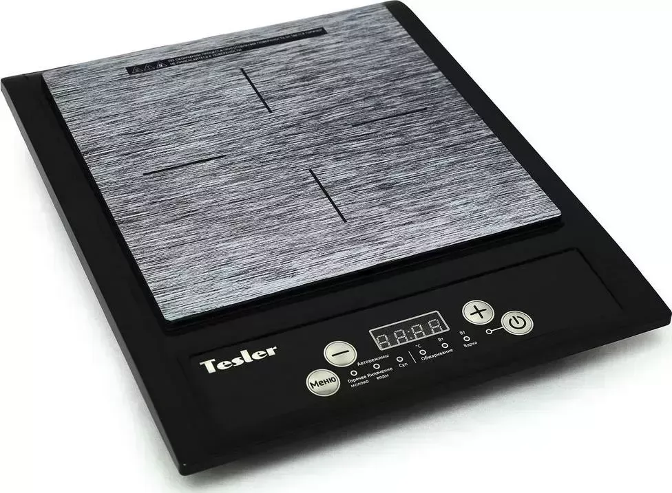 Настольная плита TESLER PI-13 черная