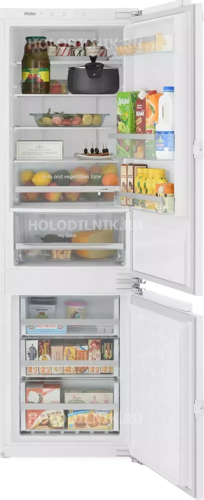 Холодильник встраиваемый HAIER BCFT 629 TWRU