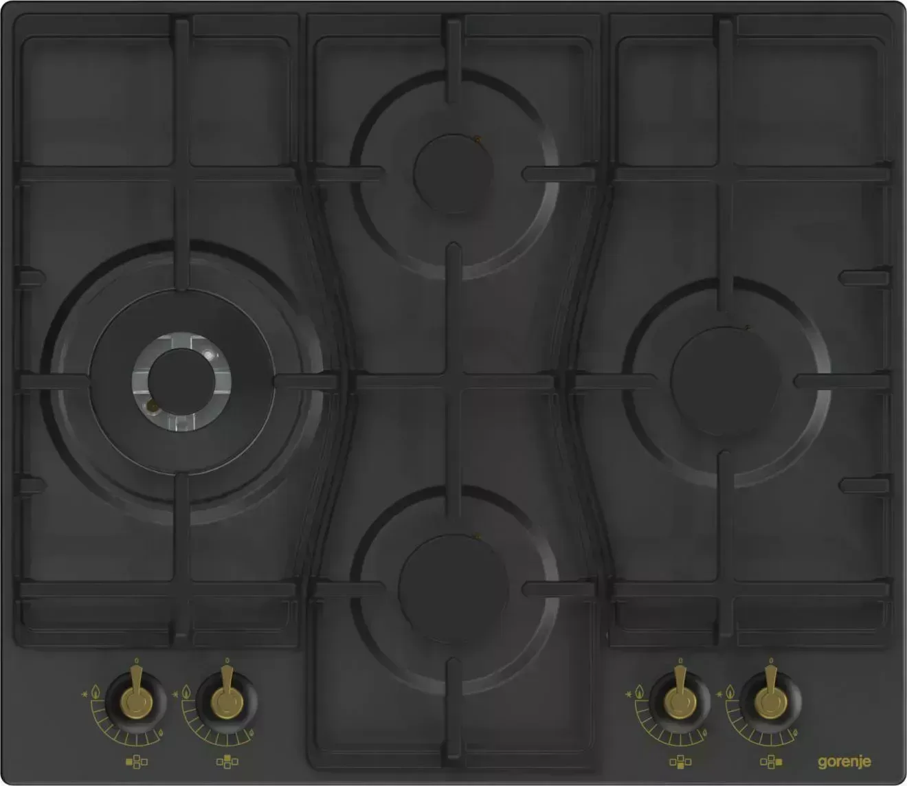 Панель варочная газовая GORENJE GW6D 41 CLB