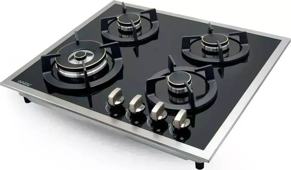 Панель варочная газовая GINZZU HCG-447 черный