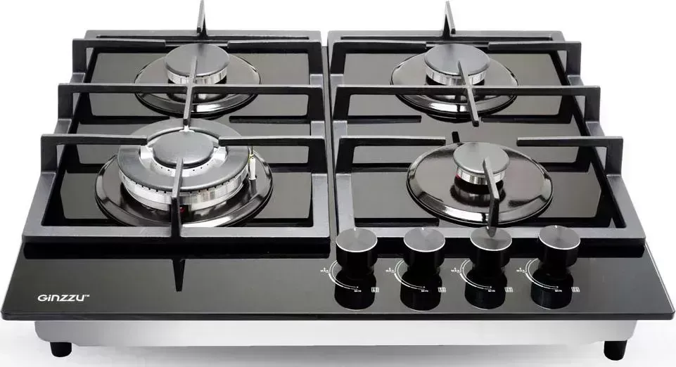 Панель варочная газовая GINZZU HCG-471 черный