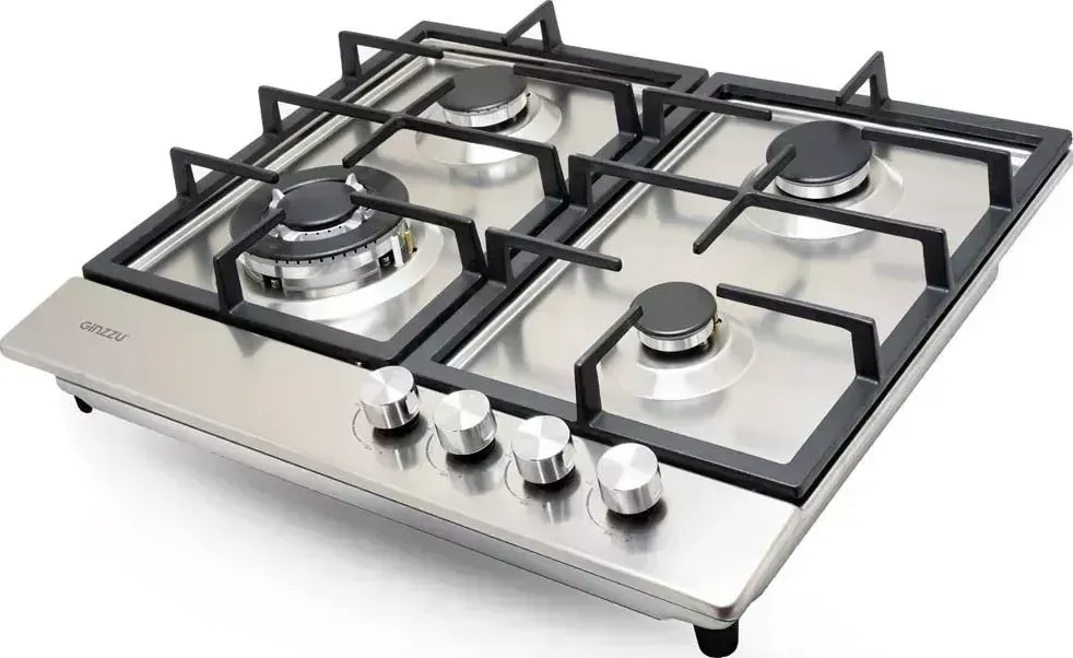 Панель варочная газовая GINZZU HCG-417 стальной