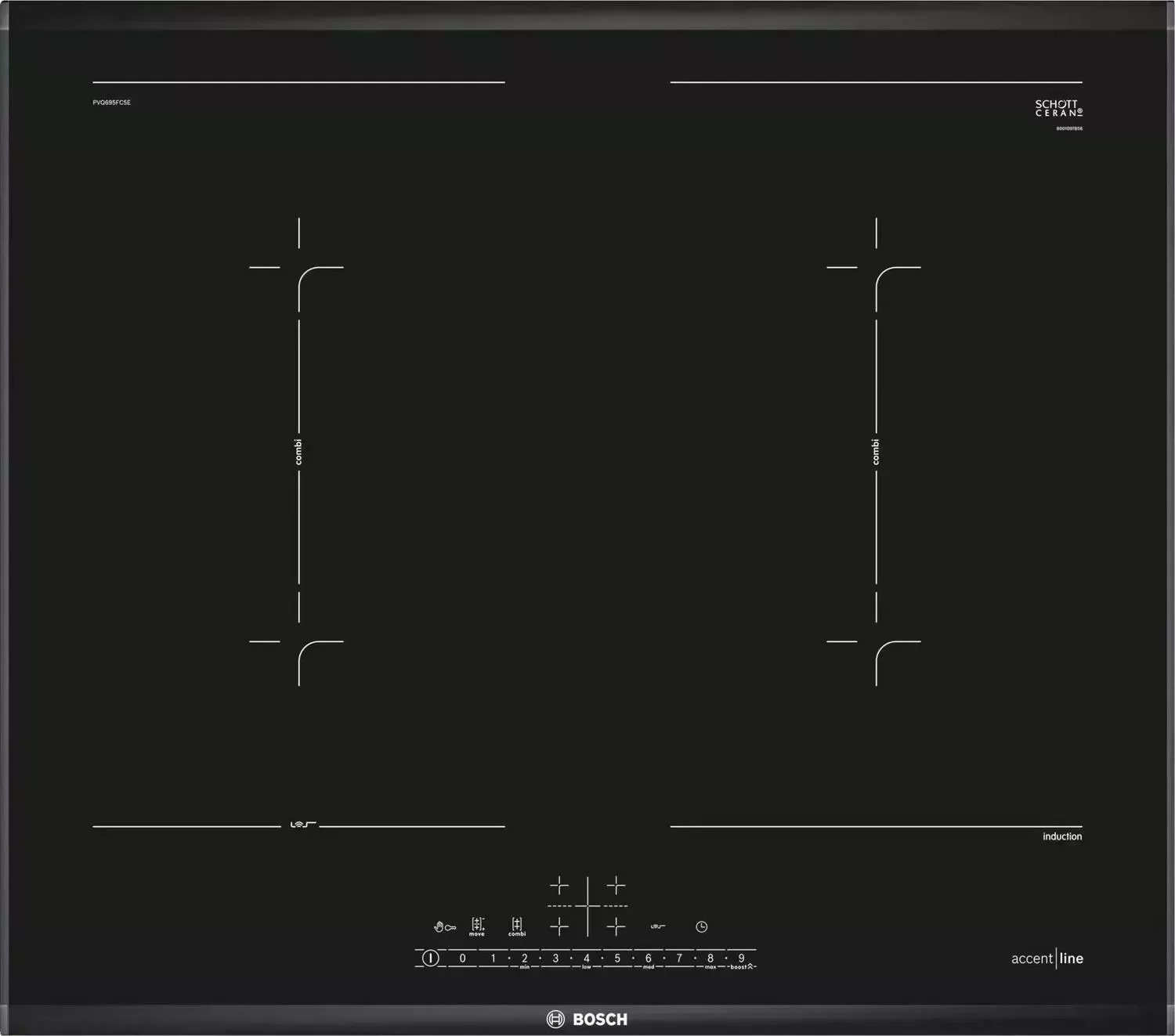 Панель варочная электрическая BOSCH PVQ695FC5E
