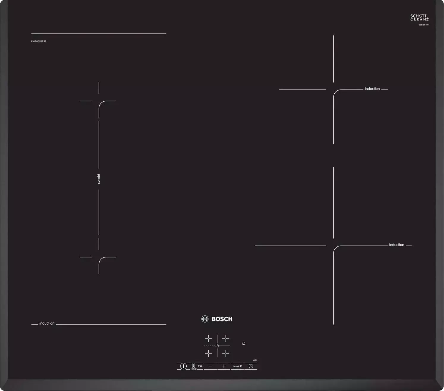 Панель варочная электрическая BOSCH PWP651BB5E