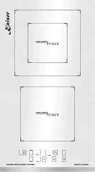 Панель варочная электрическая KAISER KCT 3721 F W