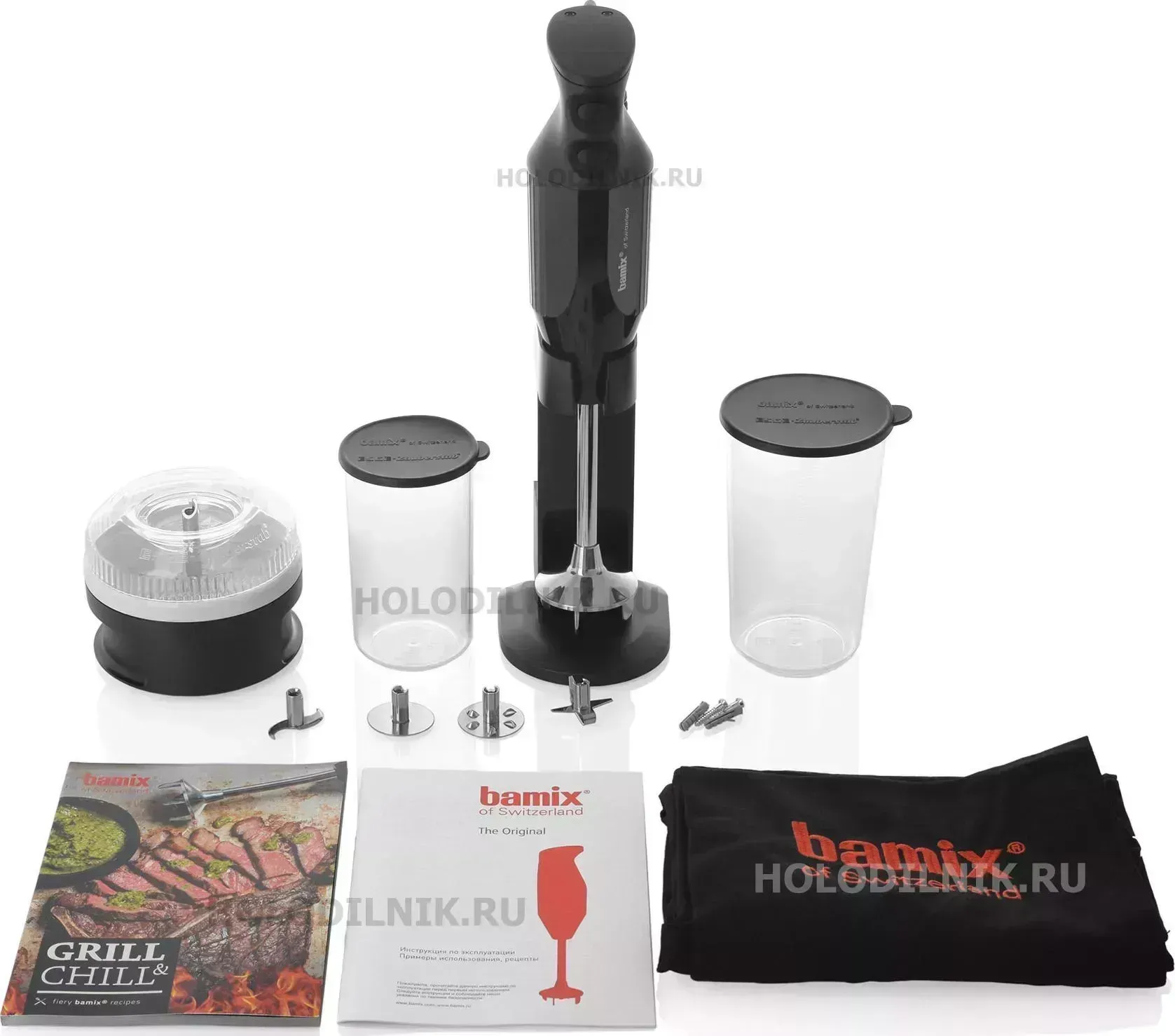 Блендер Bamix DeLuxe M200 BBQ Black