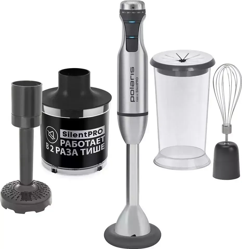 Блендер POLARIS PHB 1583L Silent, металлик