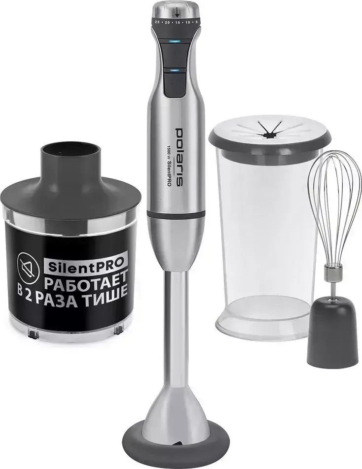 Блендер POLARIS PHB 1591L Silent, металлик
