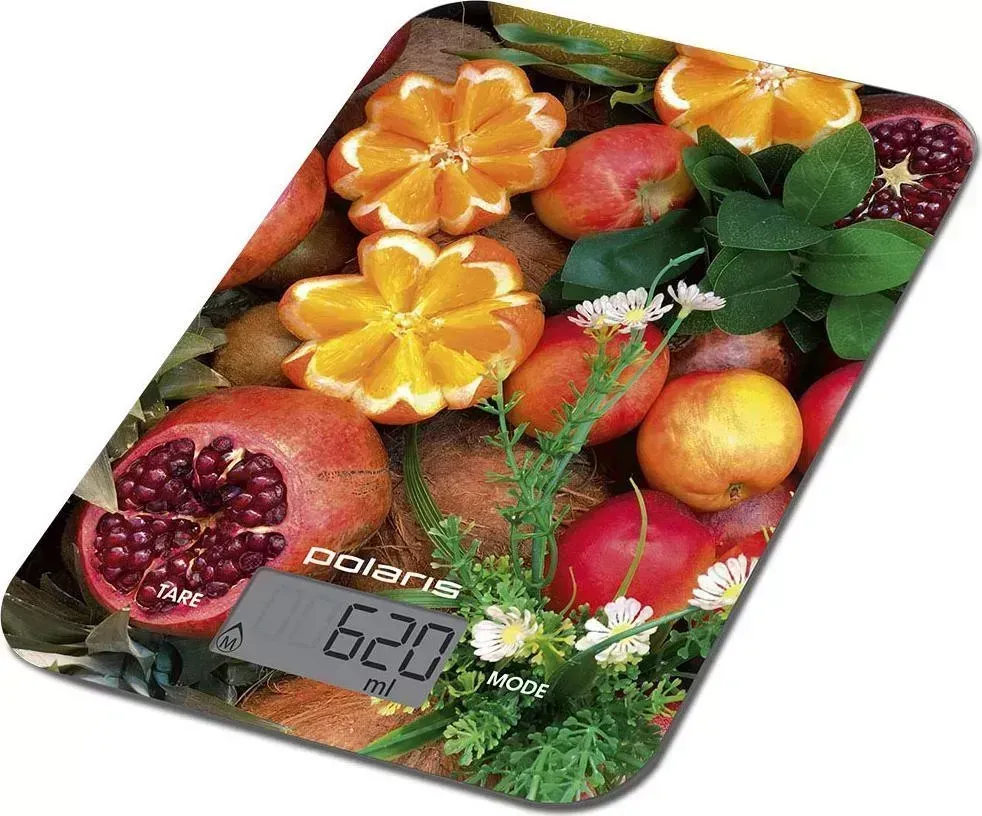 Весы кухонные POLARIS PKS 1057DG Fruits