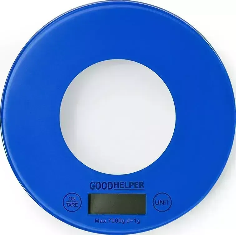 Весы кухонные  GoodHelper KS-S03 голубые